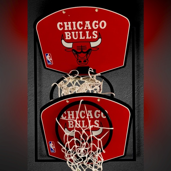 Older Classic Chicago Red Bulls small basket ball net - Picture 1 of 4